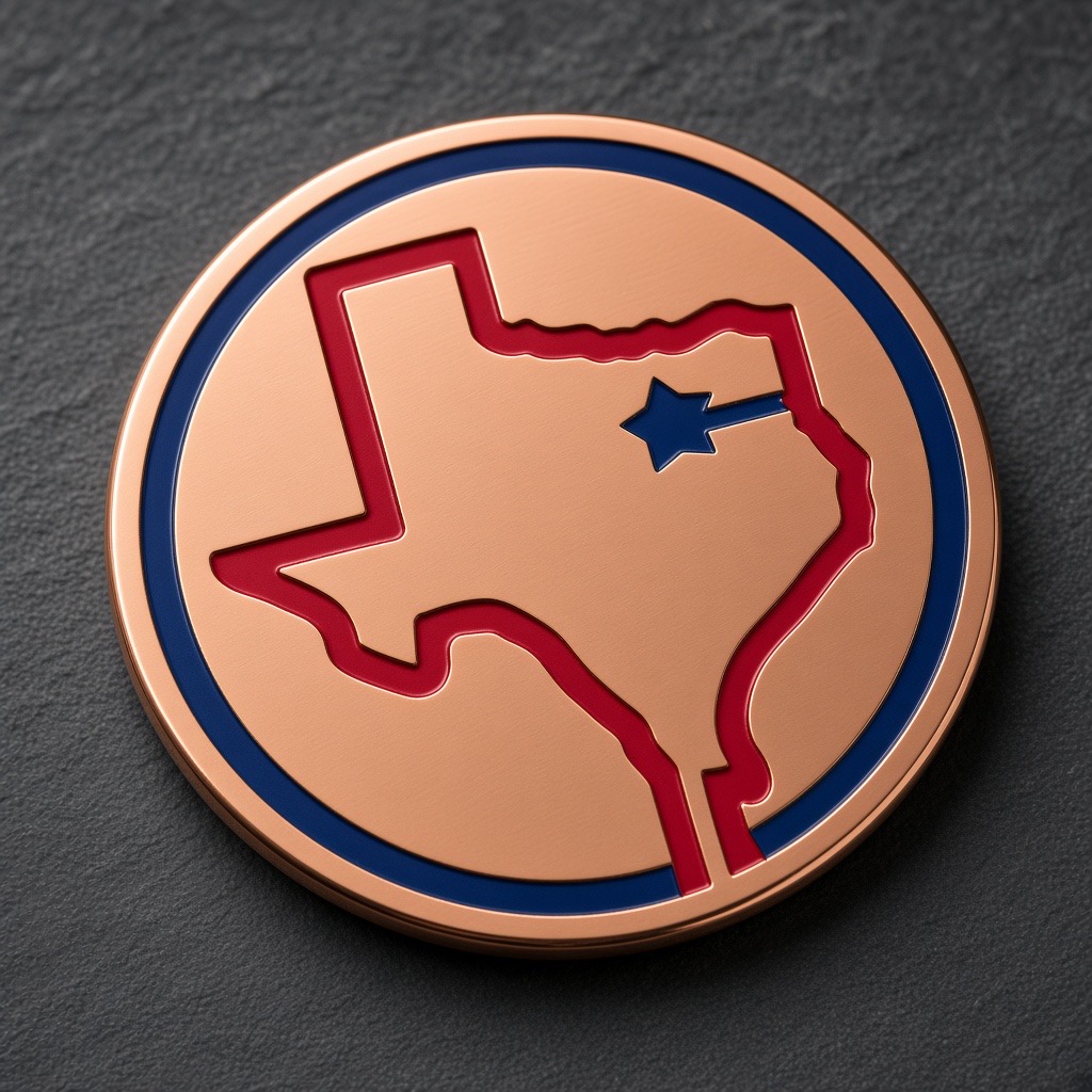 Texas Outline ball marker